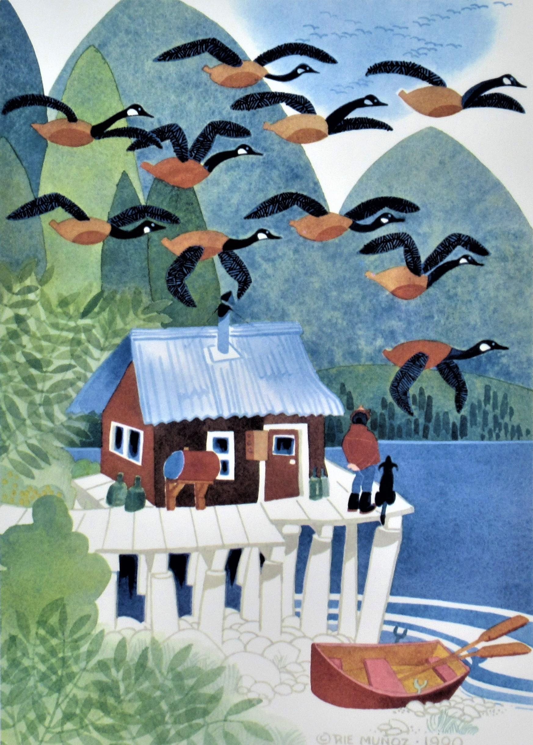 Spring Migration - Print by Rie Munoz