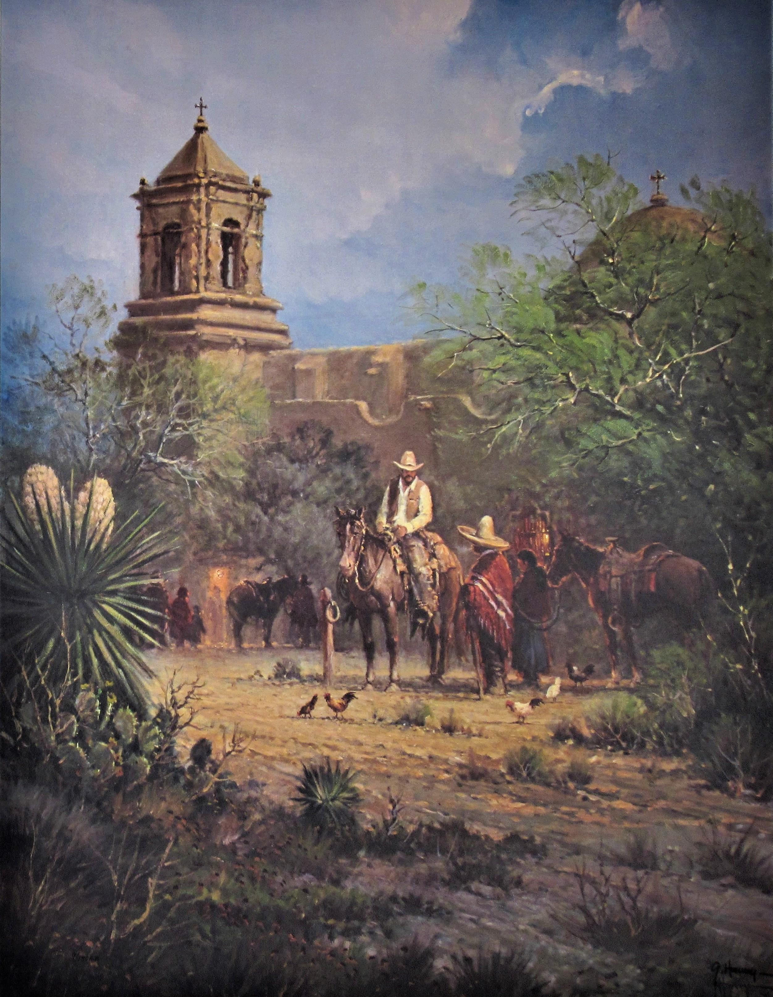 Mission San Jose - Print by Gerald Harvey Jones