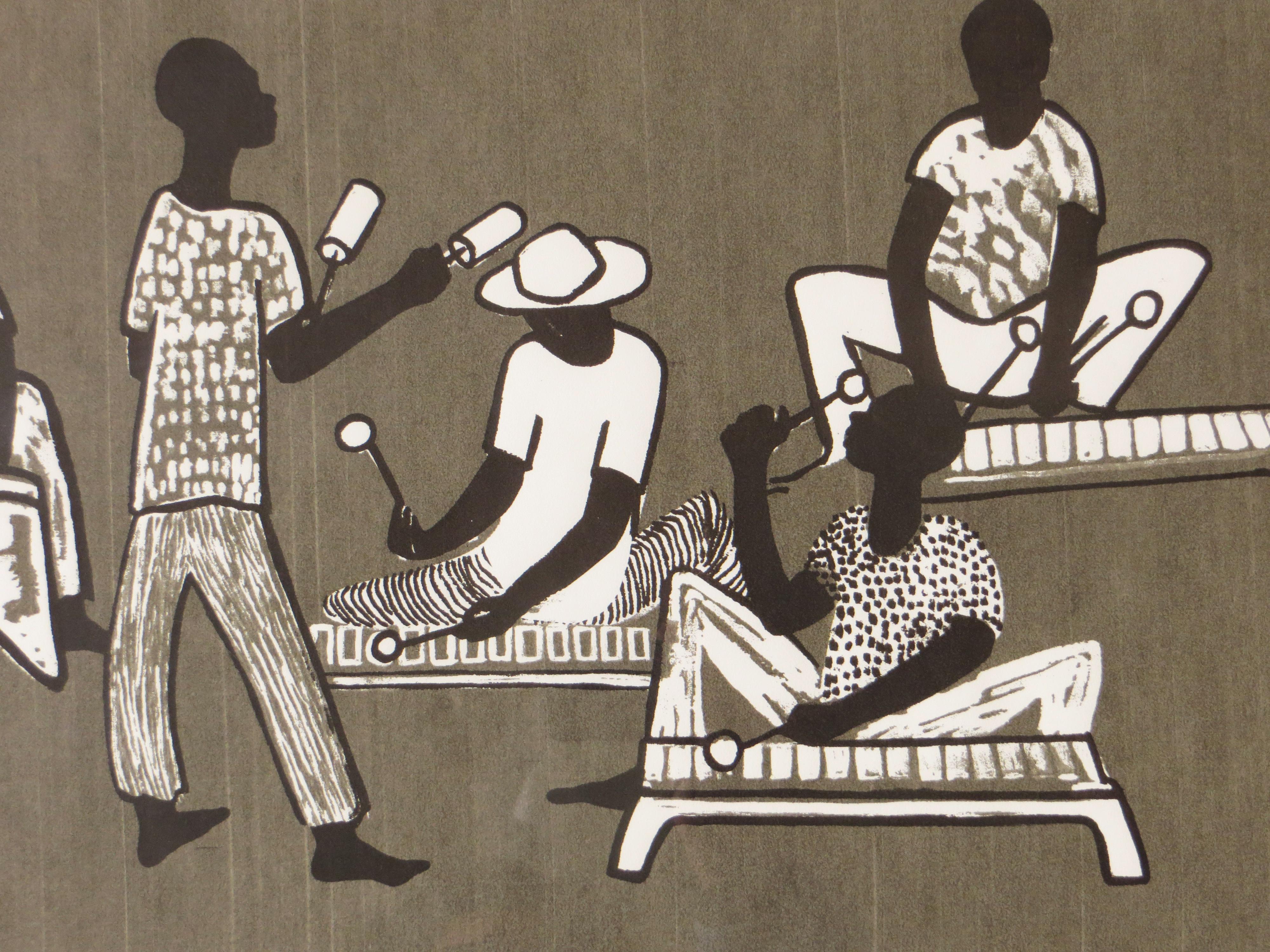 Tanu Yajenga Nchi - Modern Print by Jessie Wilber