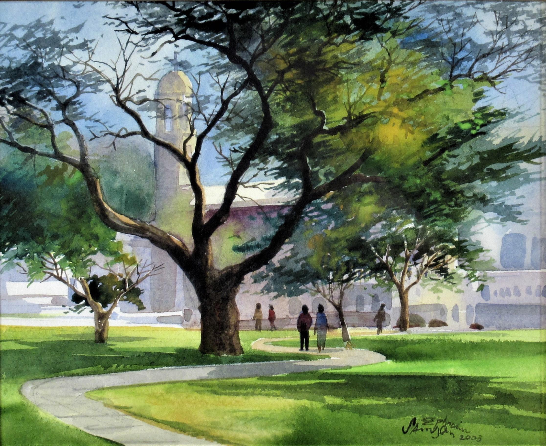 A Summer Day, Stanford - Art by Ephraim Samson