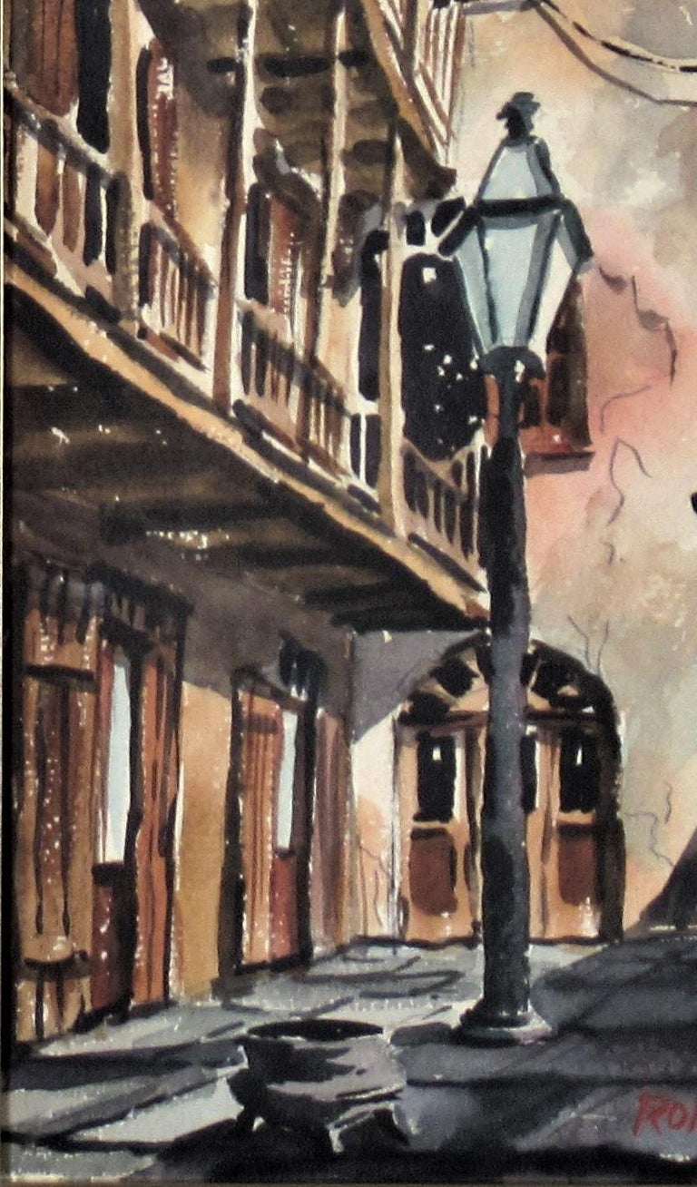 Rolland Golden - New Orleans Street Scene at 1stDibs