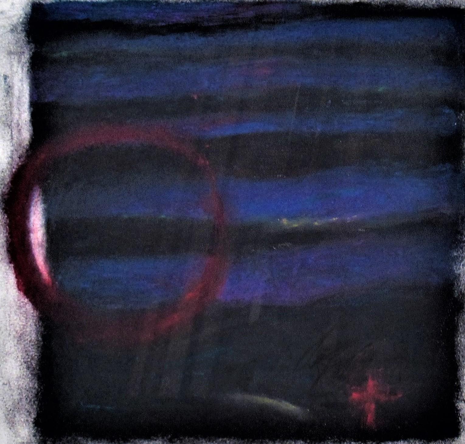 Vollmond (Abstrakter Expressionismus), Art, von Pia Stern