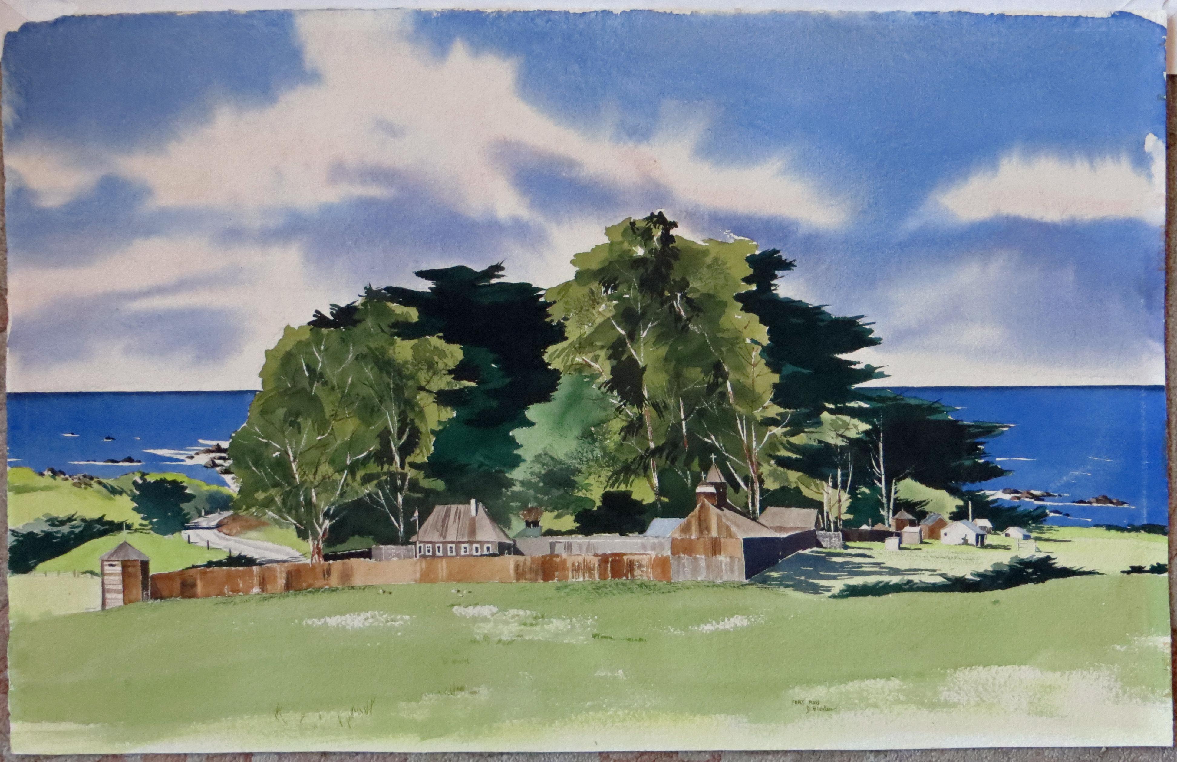 Fuerte Ross - Art Realista de Judith Biehler