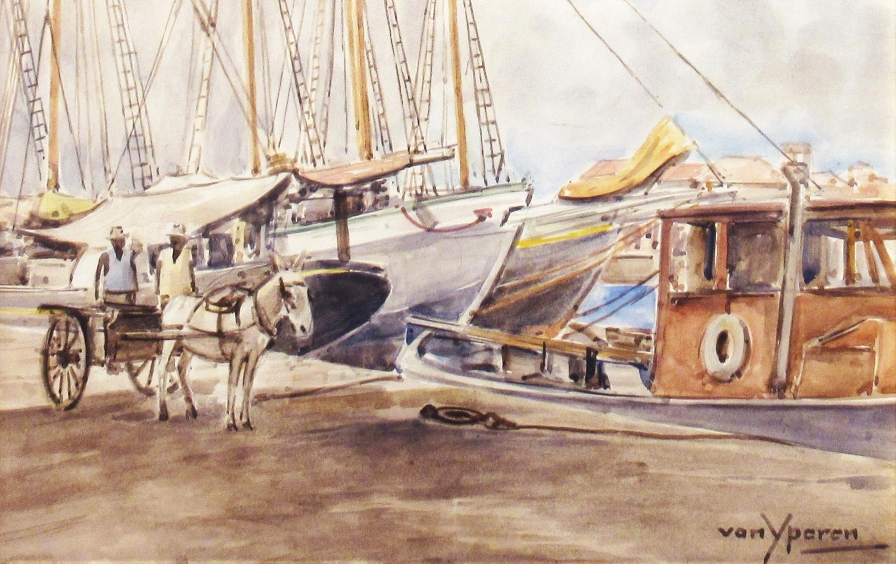 Puerto en Trinidad - Art Realista de Gerrit Willem Van Yperen