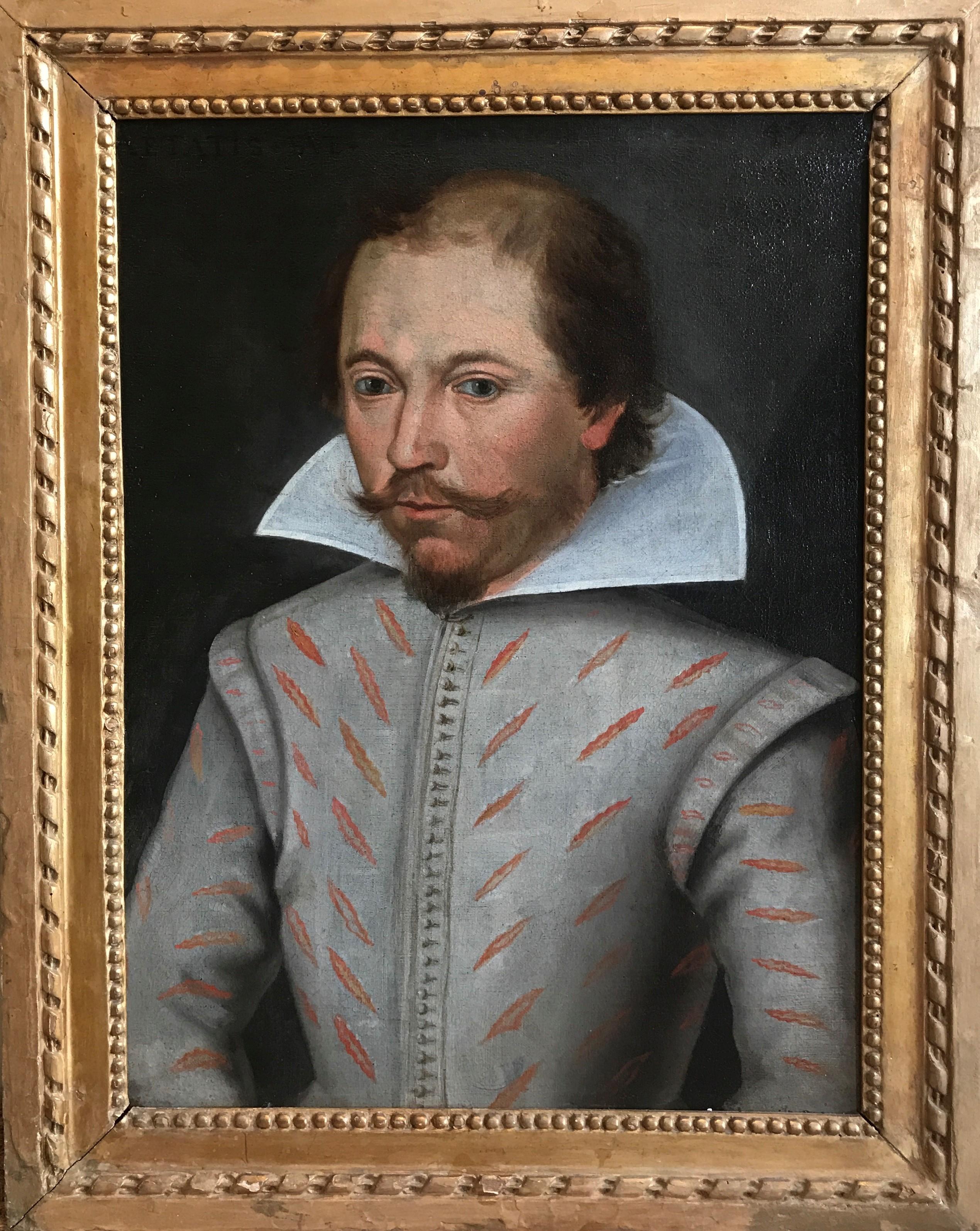 Unknown Figurative Painting - 16th Century Oil Painting Portrait of Sir Francis Drake