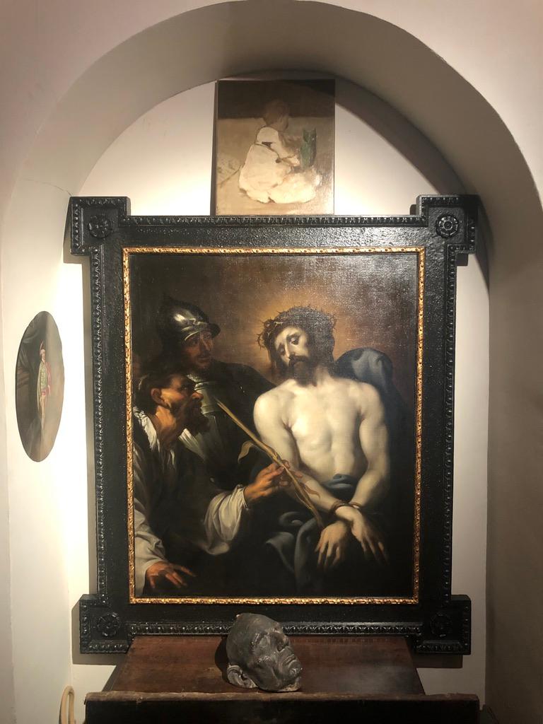 Anthony Van Dyck Portrait Painting - Mocking of Christ