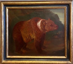 Peinture du début du 18e siècle représentant un ours