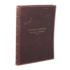 “Italian Sketches, Oct, Nov and December 1894” – Grand Tour Architectural Sketch