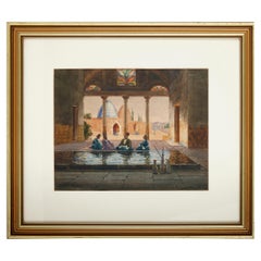 British Orientalist watercolour by Peter MacGregor Wilson