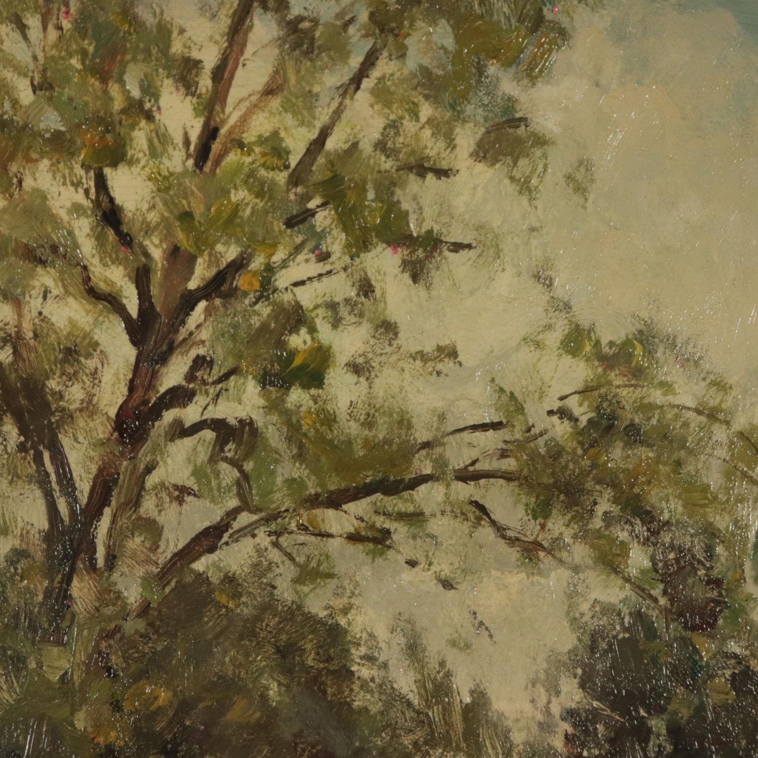 Glimpse by Giannino Grossi Boboli Garden Painting 1933 2
