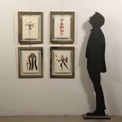Group of Four Drawings from the series "Les Nouvelles"