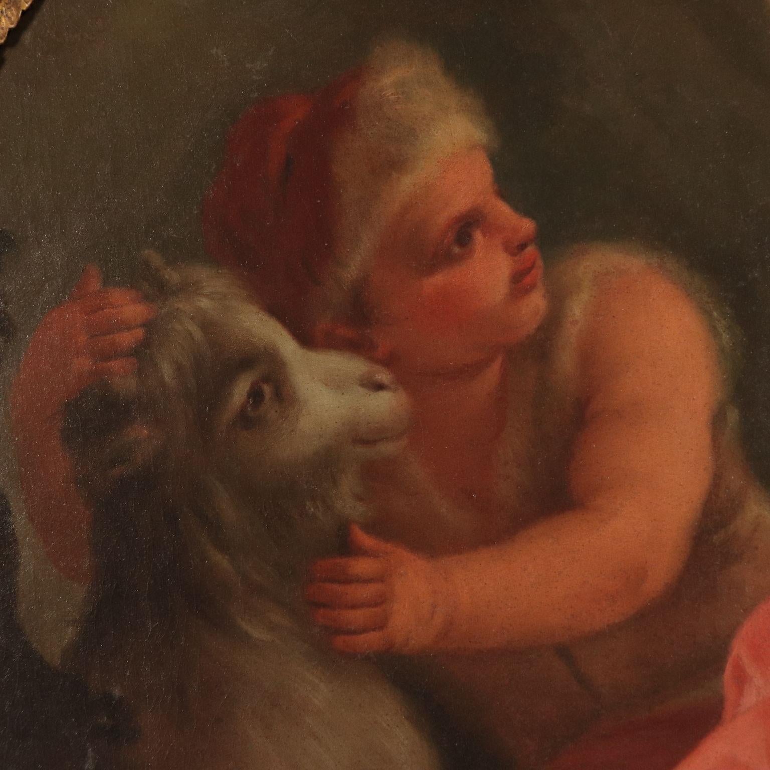 Allegory of PIetro Bardellino. Allegorica Scene with Putti and Goats, 1780 - Brown Figurative Painting by Mario Bardellino