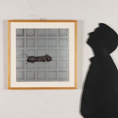 Untitled 1971, acrylic on cardboard