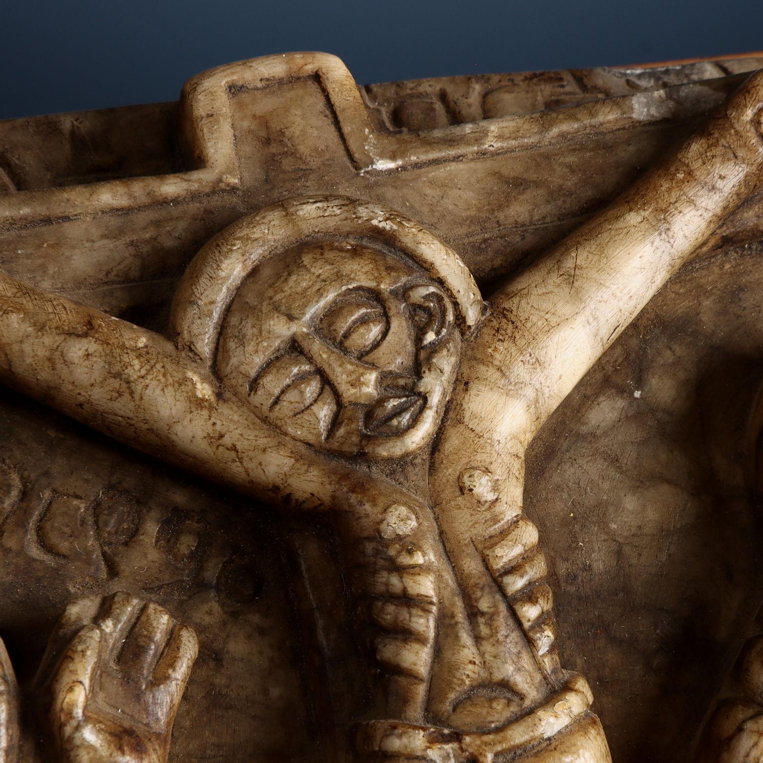 Christian Orthodox Alabaster Icon (Ethiopia) First half of 20th century - Other Art Style Art by Unknown