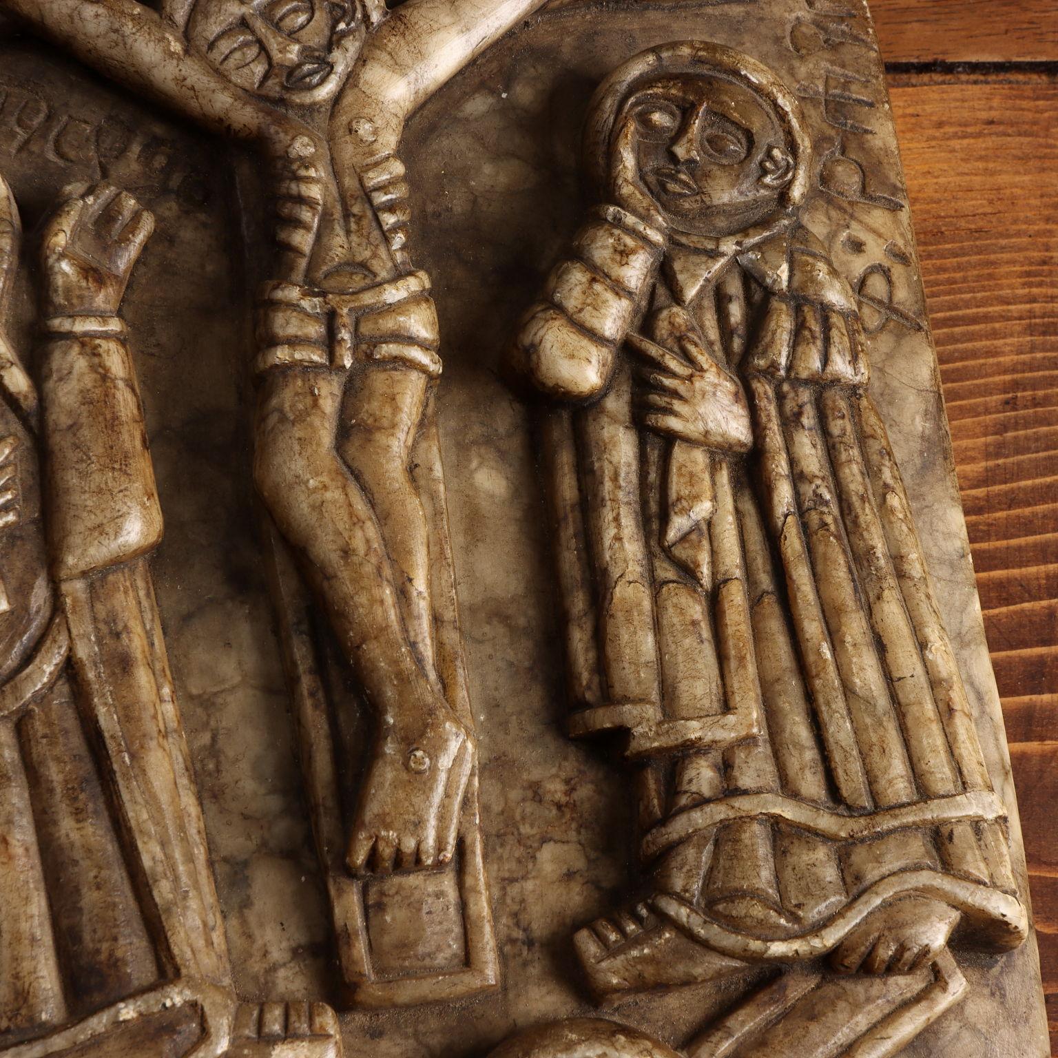 Christian Orthodox Alabaster Icon (Ethiopia) First half of 20th century For Sale 1