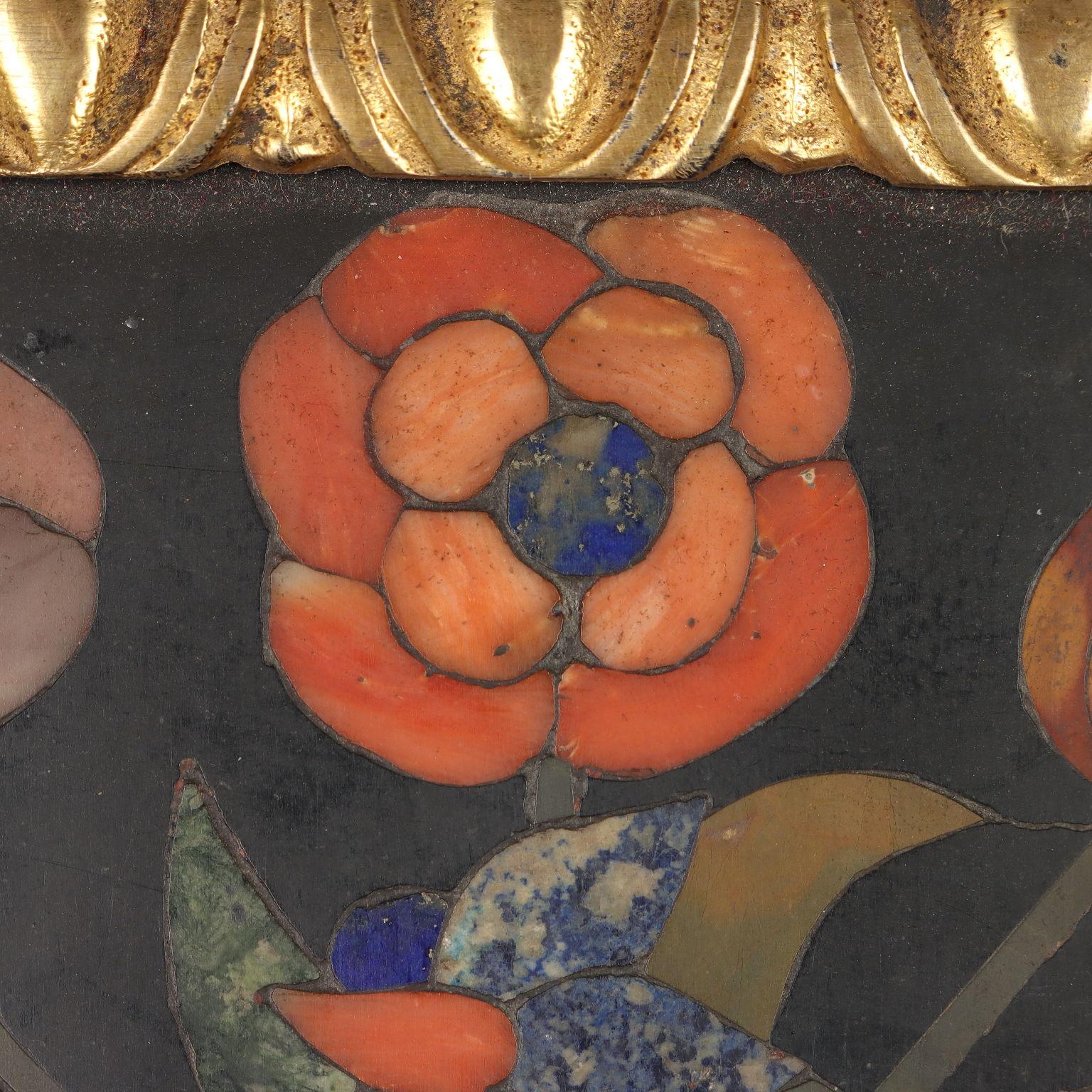 Pair of Florentine commesso tiles Florence, first half 17th century For Sale 1