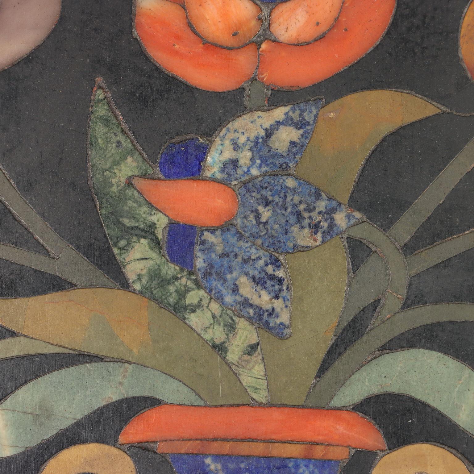 Pair of Florentine commesso tiles Florence, first half 17th century For Sale 2