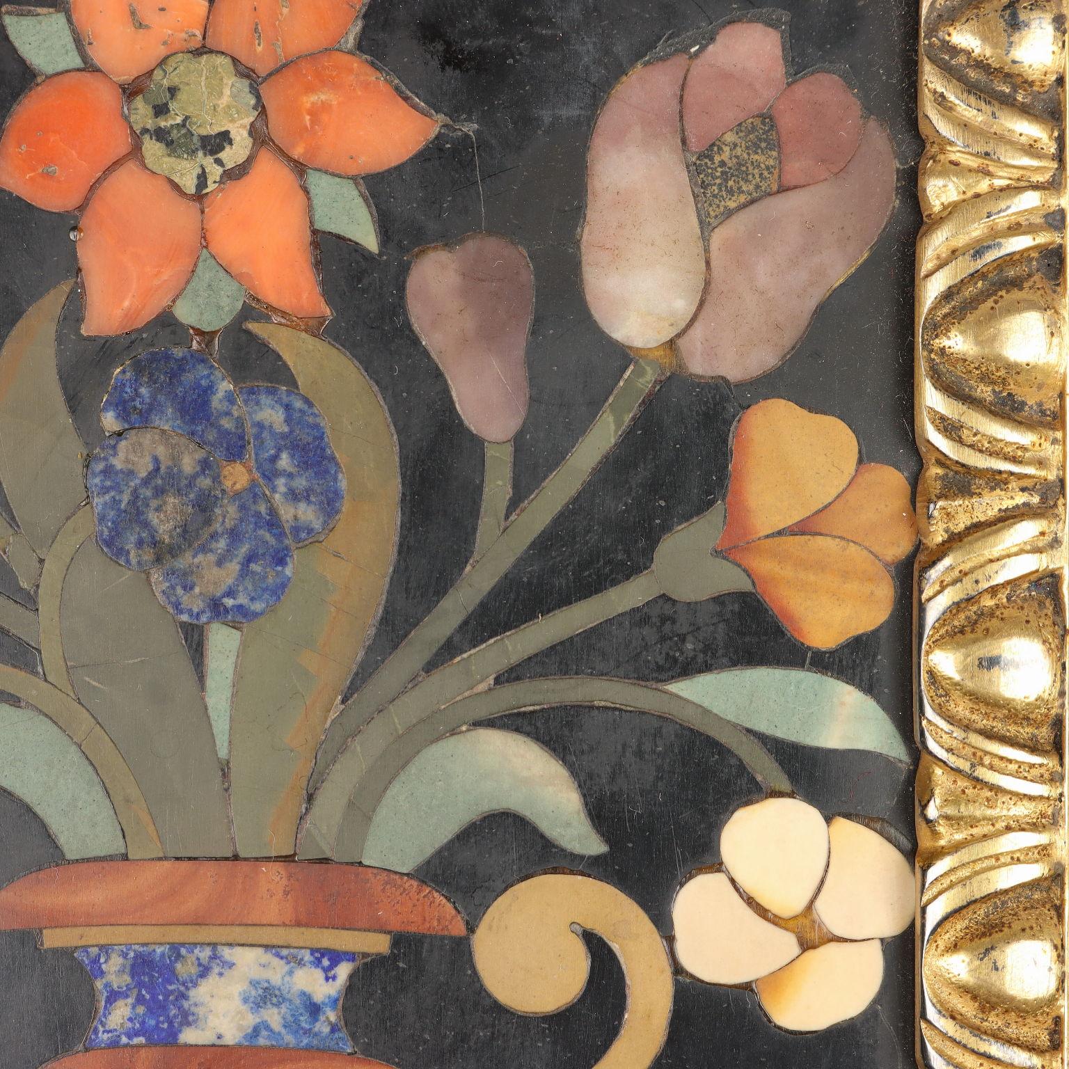 Pair of Florentine commesso tiles Florence, first half 17th century For Sale 7