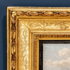 Micromosaic on Iron Box Rome Italy 19th Century. Stop at the Tritons Fountain