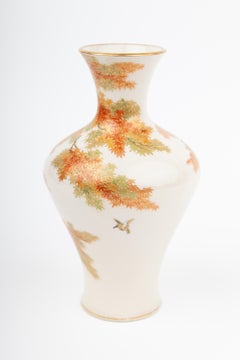 Große Satsuma-Vase, japanische vergoldete, bemalte Keramik, Yabu Meizan, 20. Jahrhundert