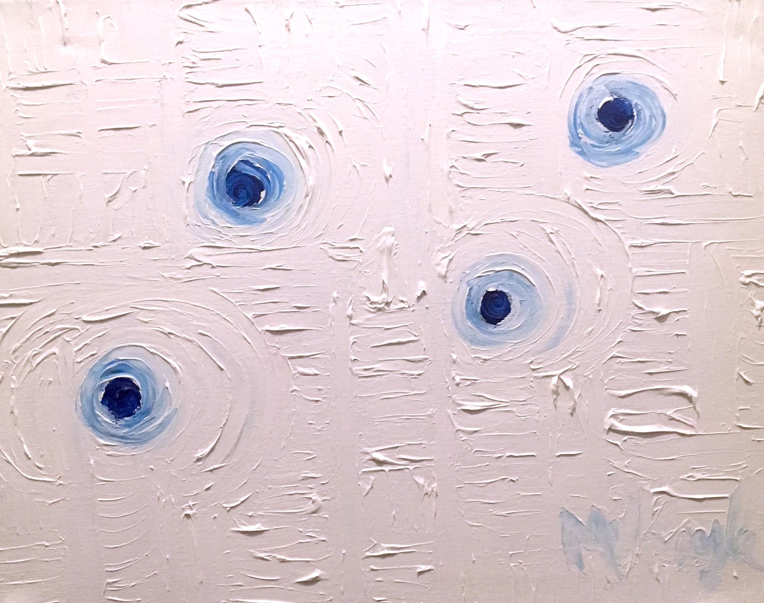 The White Series 2 - Painting by Marten Kayle