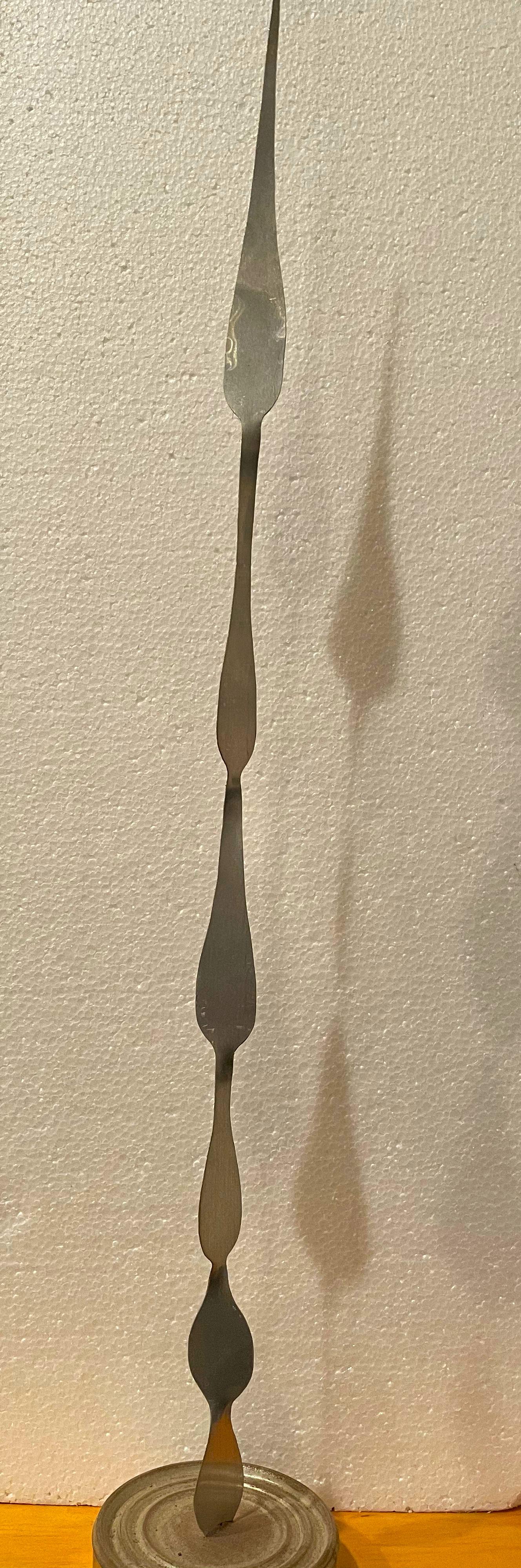 Three Towers - Gray Still-Life Sculpture by Liz-N-Val