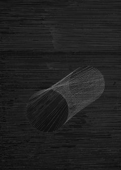 G_IX - 21° secolo, astratto, disegno, arte concettuale, minimalista, nero, bianco