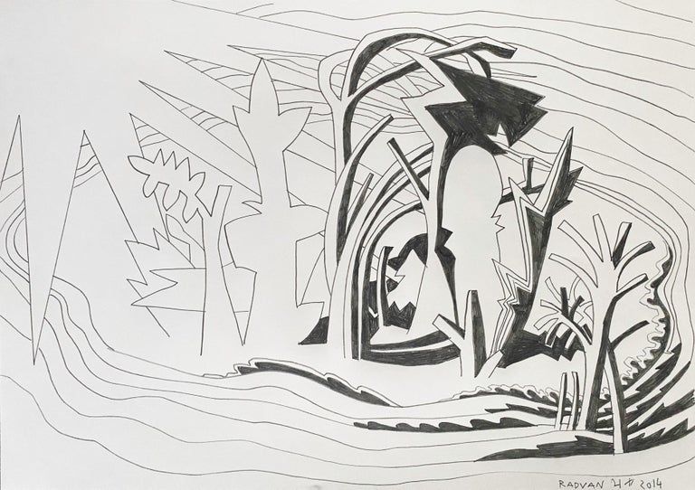 Alexandru Rădvan Island For Umberto 04 Contemporary Drawing