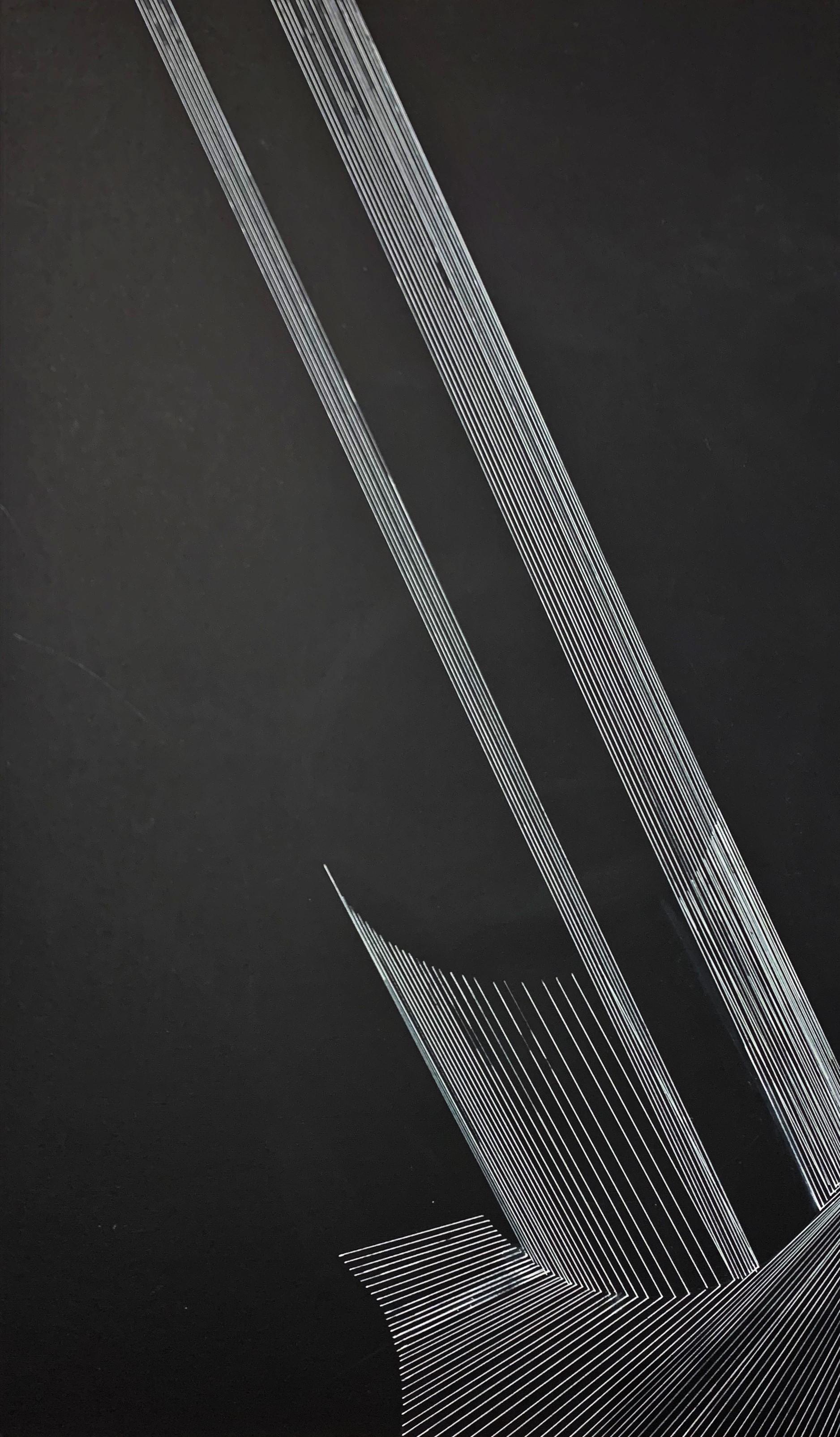 G_19 - 21° secolo, Disegno, Contemporaneo, Nero, Bianco, Minimalista, Astratto
