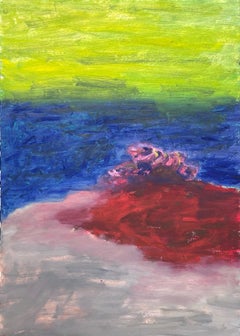Remains (Body in the Field 6) - Contemporain, vert, bleu, rouge, XXIe sicle