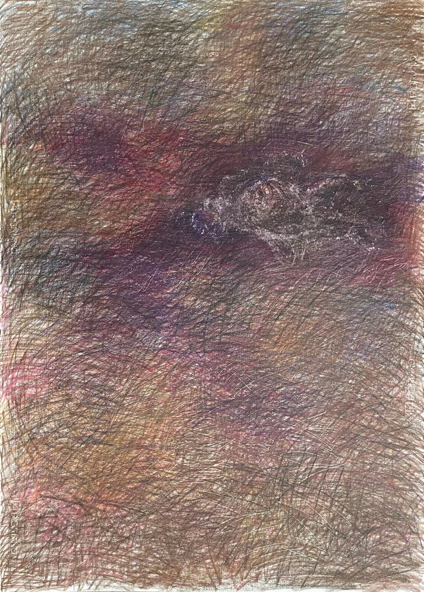 Untitled_Remains Body on the Field - Contemporary, 21st Century, Drawing