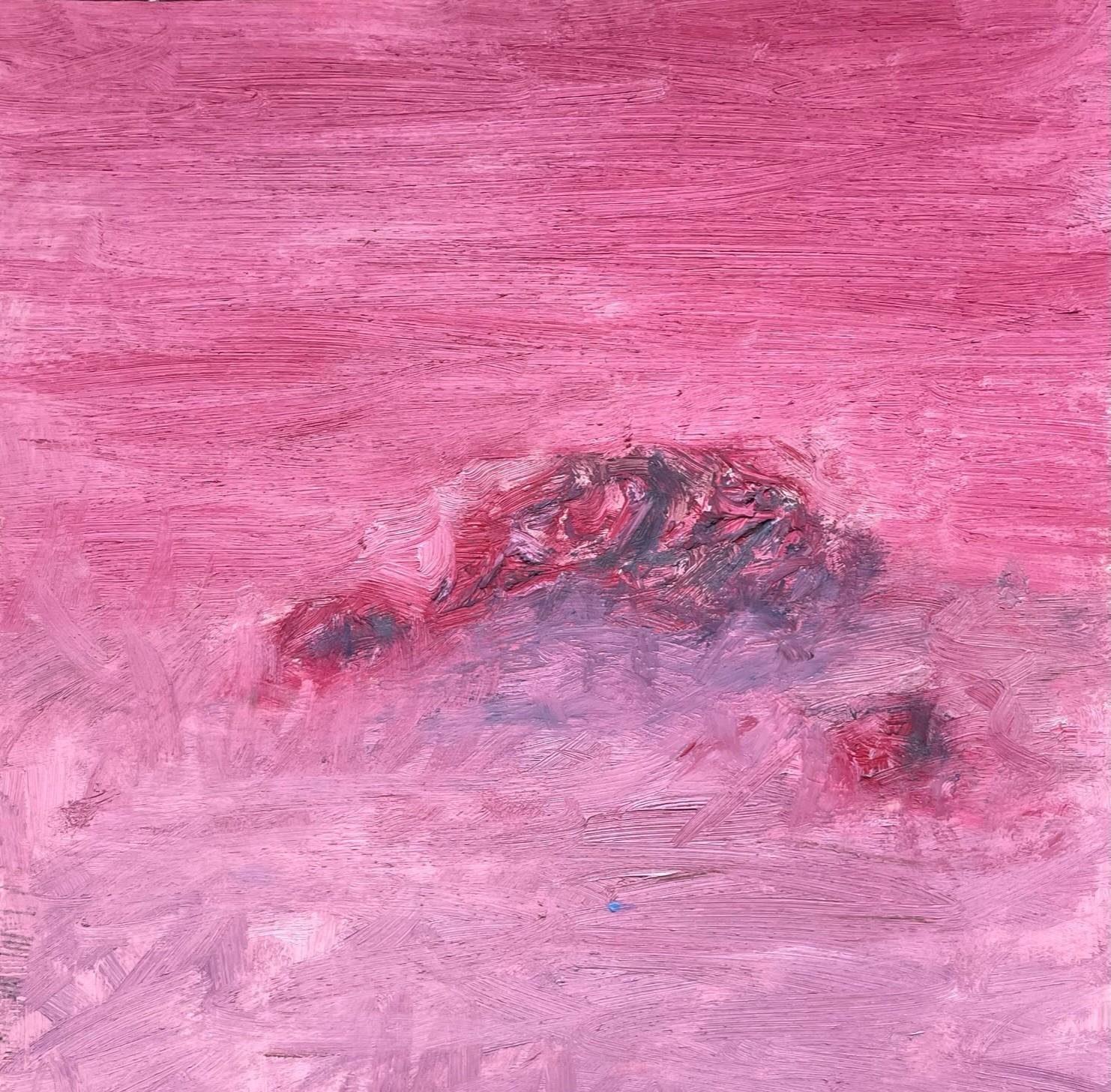 Remains (Body in the Field 10) - 21st Century, Abstract, Pink, Contemporary - Art by Zsolt Berszán