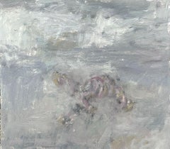 Remains (Body in the Field 16) - Contemporary, Abstract, Grey, Beige