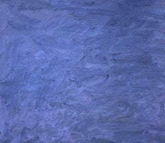 Remains (Body in the Field 18) - Contemporary, Blue, Purple, Monochrome