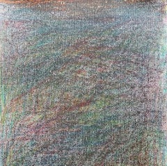 Cuerpo en el campo nº 10 - Contemporáneo, Rojo, Amarillo, Verde, Siglo XXI