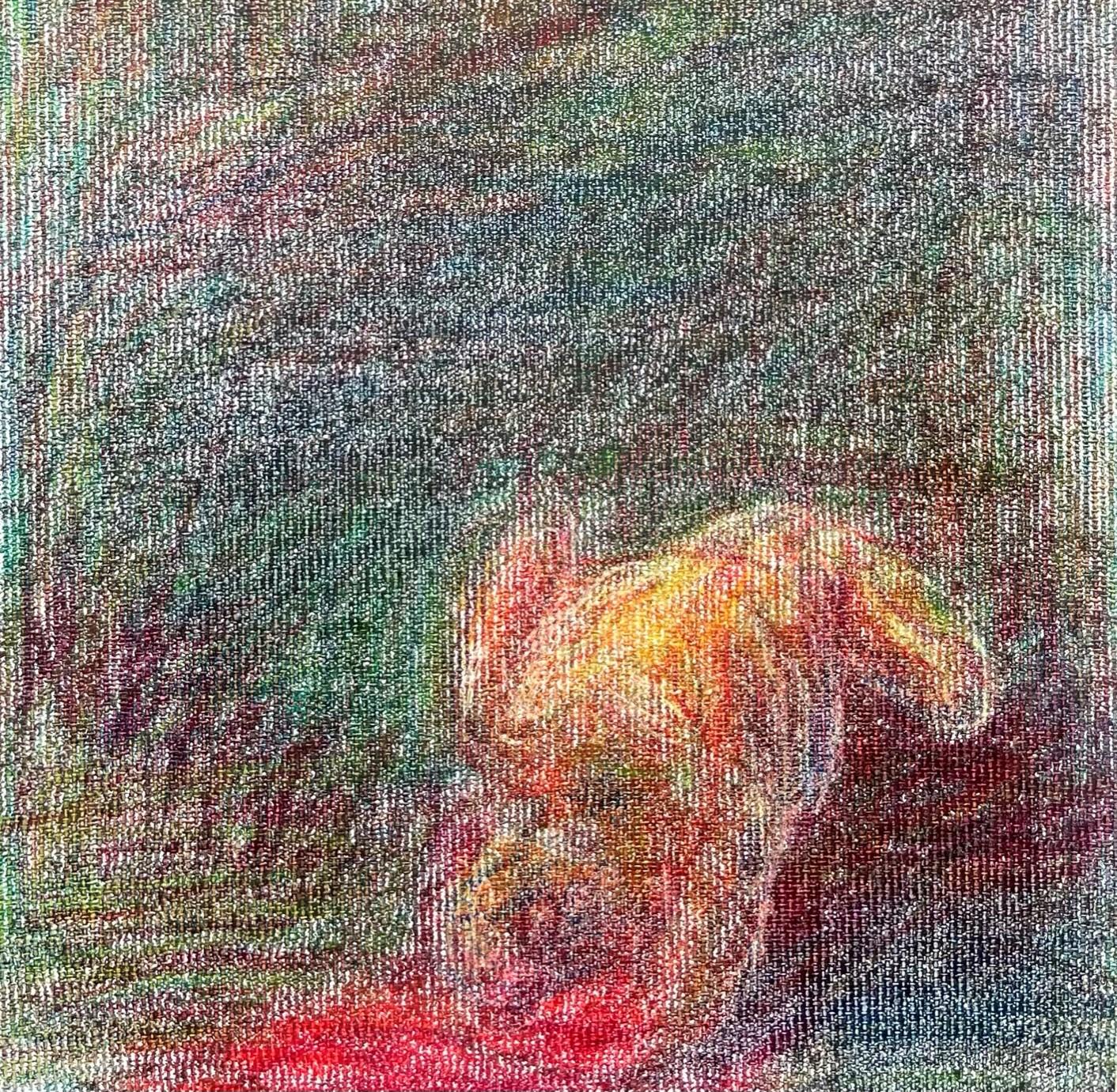 Body in the Field #10 – Zeitgenössisch, rot, gelb, grün, 21. Jahrhundert (Expressionismus), Art, von Zsolt Berszán