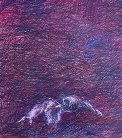 Sin título 05 - Contemporáneo, Dibujo, Morado, Siglo XXI, Orgánico