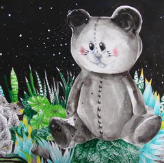 Soap clouds - Drawing, Contemporary, Fantasy, Animals, Children's Room