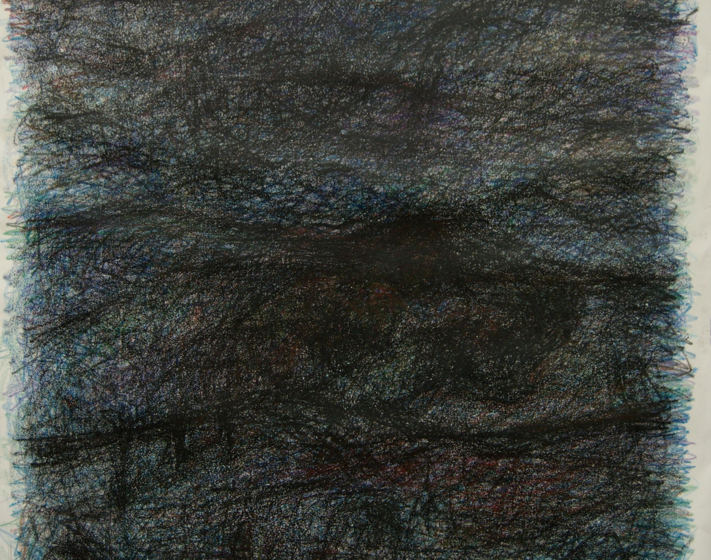 Untitled 02, 2016
Wax crayon on canvas
(Signed on reverse)
78.74 H x 59.05 W in
200 H x 150 W cm

Zsolt Berszán treats the first layer of the drawing as a substrate, as a surface on which something is deposited or inscribed. In this way the multiple