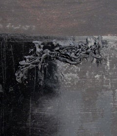 Ohne Titel 06 - Zeitgenössisch, Monochrom, Abstrakt, Schwarz, Organisch, Klein, Zeichnung