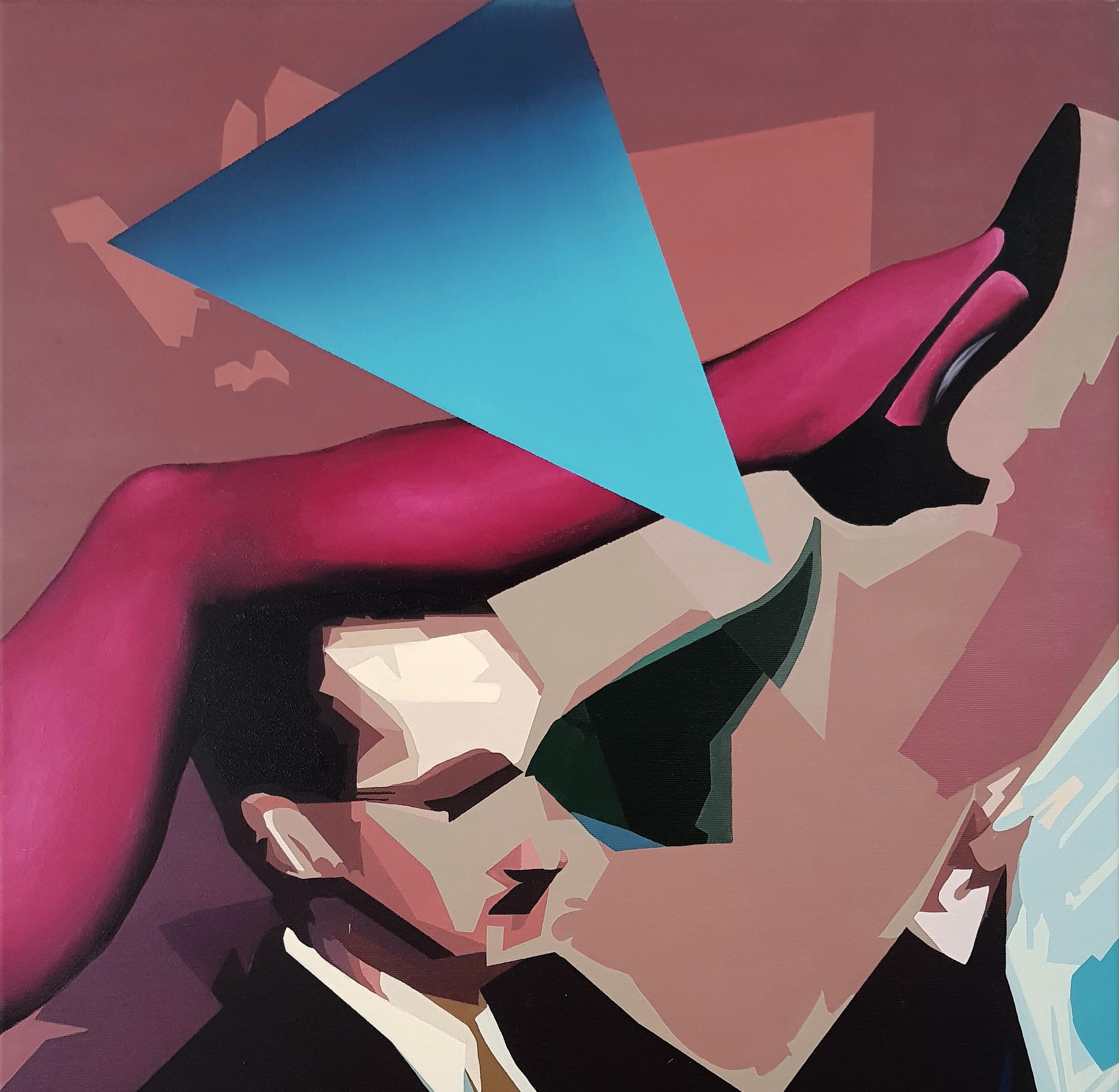 love triangle painting