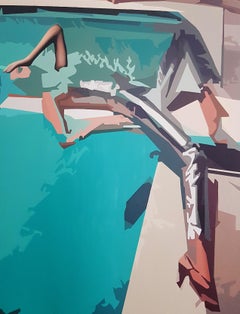 Last Chance - Contemporary, Summer, Pool, Beauty, Green, Beige, Glamour, Water