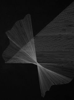 G_XII - 21. Jahrhundert, Abstrakte Zeichnung, Schwarz, Weiß, Minimalistisch, Zeitgenössisch