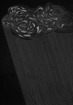 G_15 - Contemporain, noir, blanc, abstrait, dessin, 21e siècle