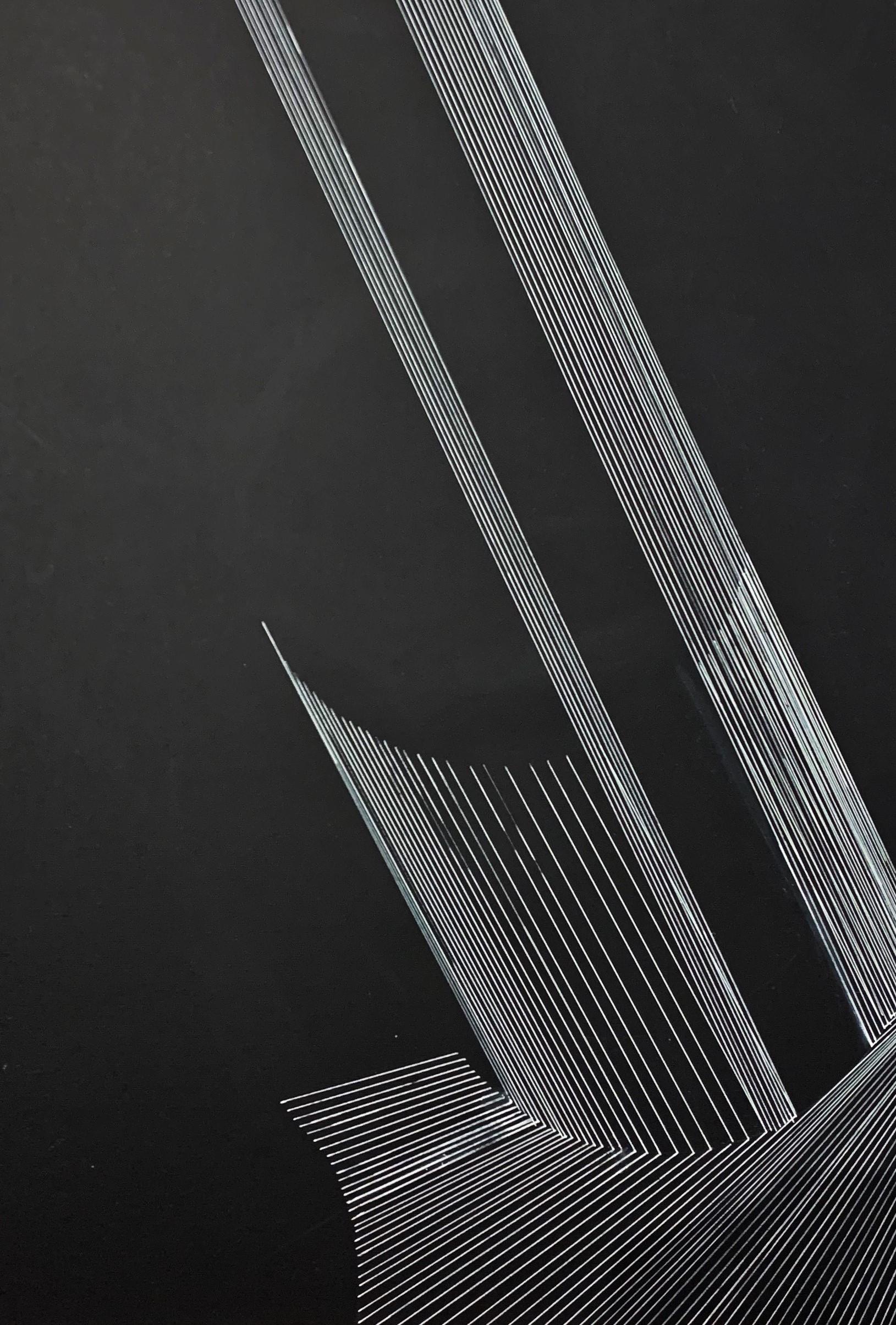 G_19 - 21° secolo, Disegno, Contemporaneo, Nero, Bianco, Minimalista, Astratto - Art Minimalismo di Alina Aldea
