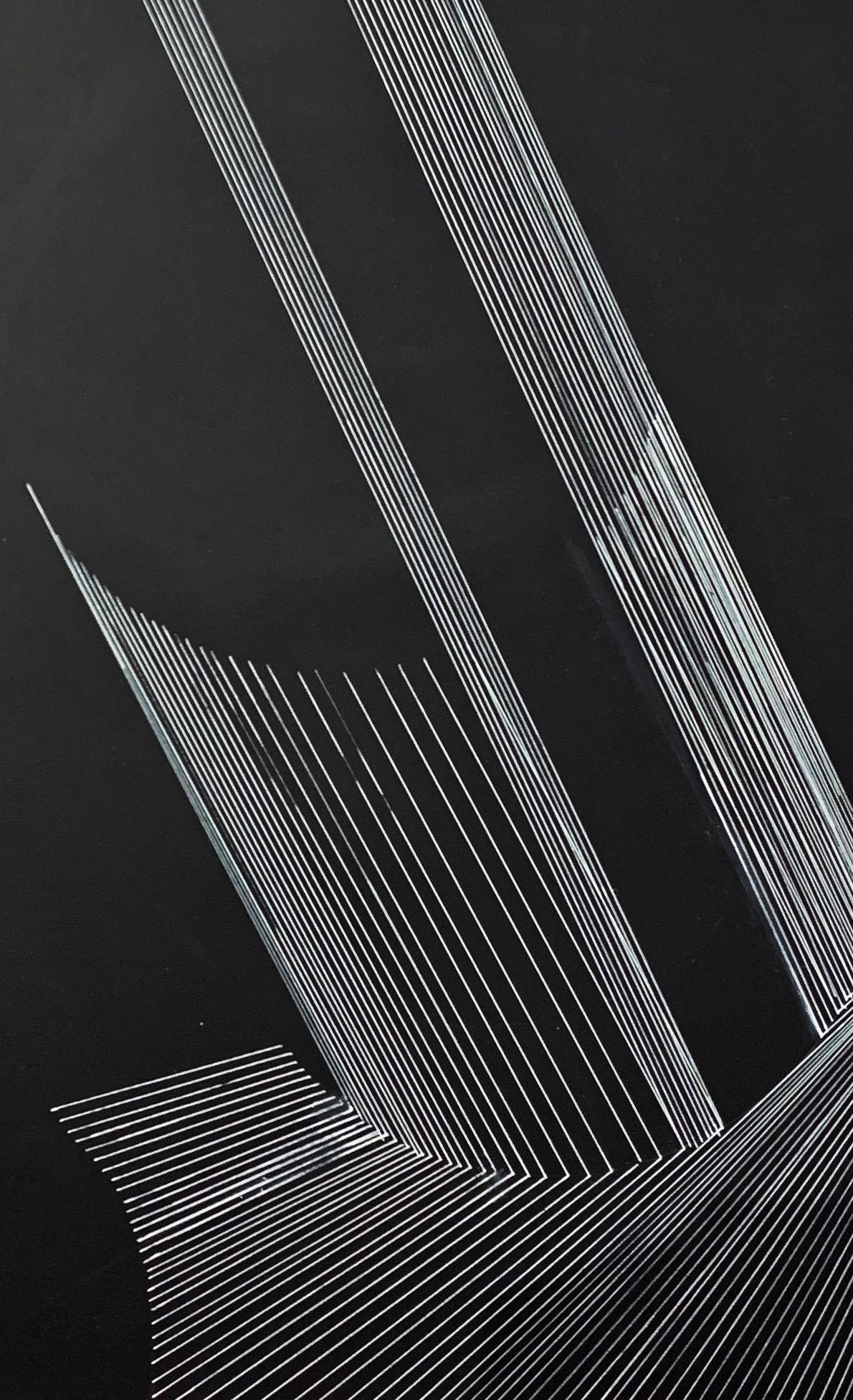 G_19 - 21° secolo, Disegno, Contemporaneo, Nero, Bianco, Minimalista, Astratto in vendita 1