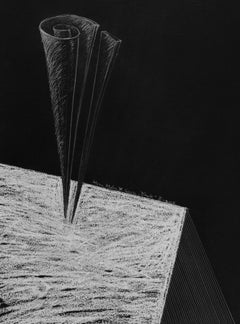 Black_X - 21st Century, Abstract, Drawing, Black, White, Monochrome