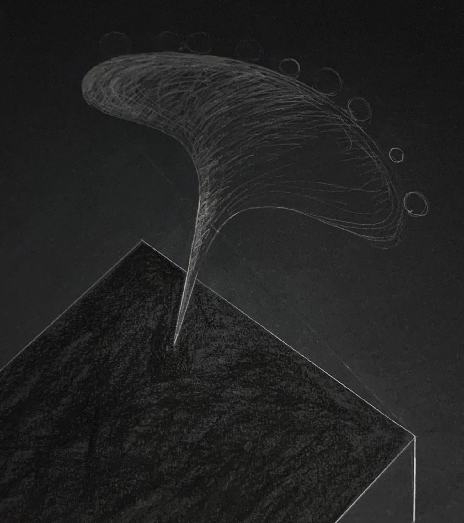 Black_VIII - Contemporaneo, Disegno, Nero, Monocromatico, Astratto - Art Astrattismo geometrico di Alina Aldea
