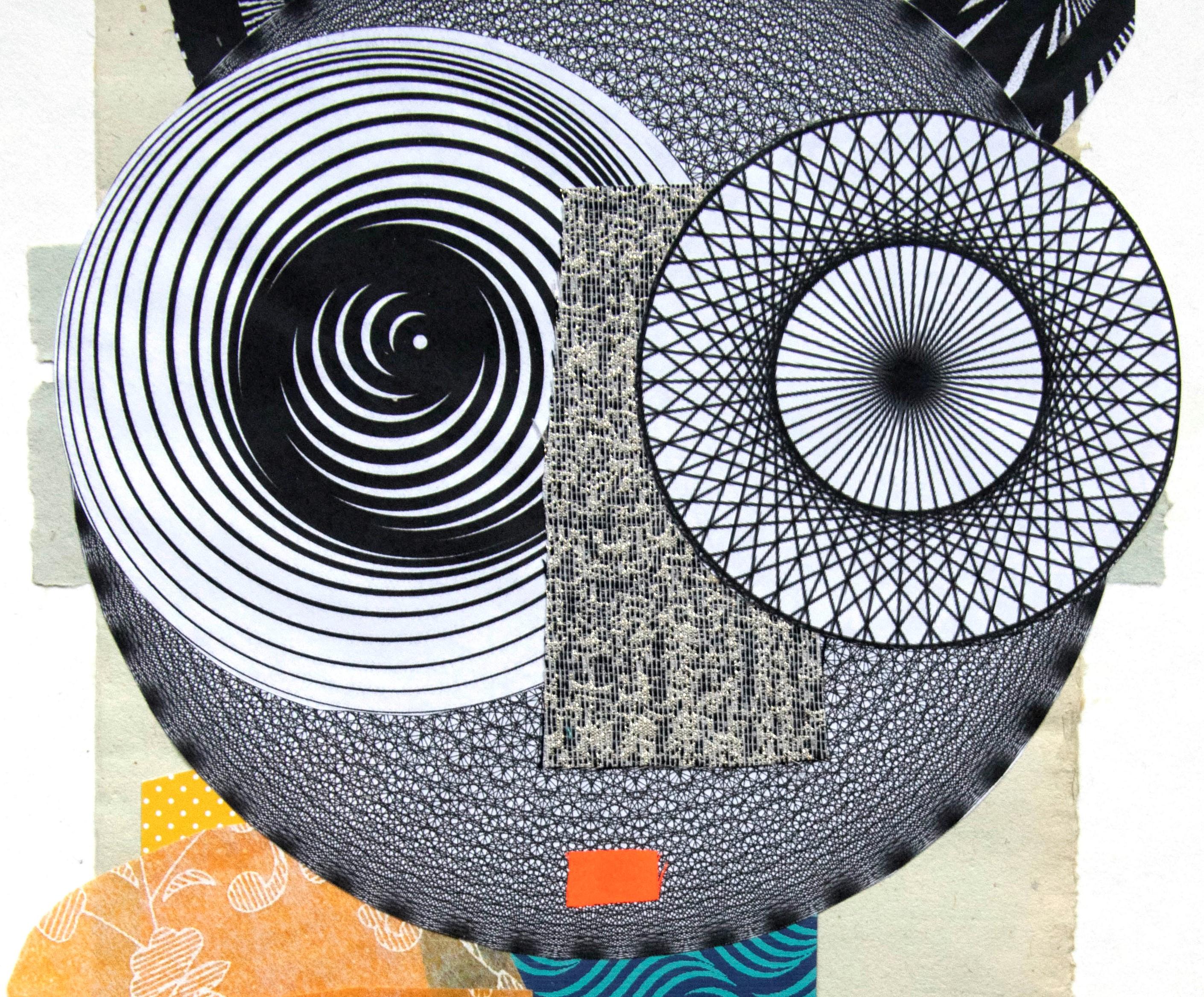 The Archangel, 2020
collage on paper
15 3/4 H x 11 13/16 W in.
40 H x 30 W cm

The artist’s collages describe a series of faces composed of different materials – cardboards, textiles, fur and paper. In this series, figure deconstruction is a