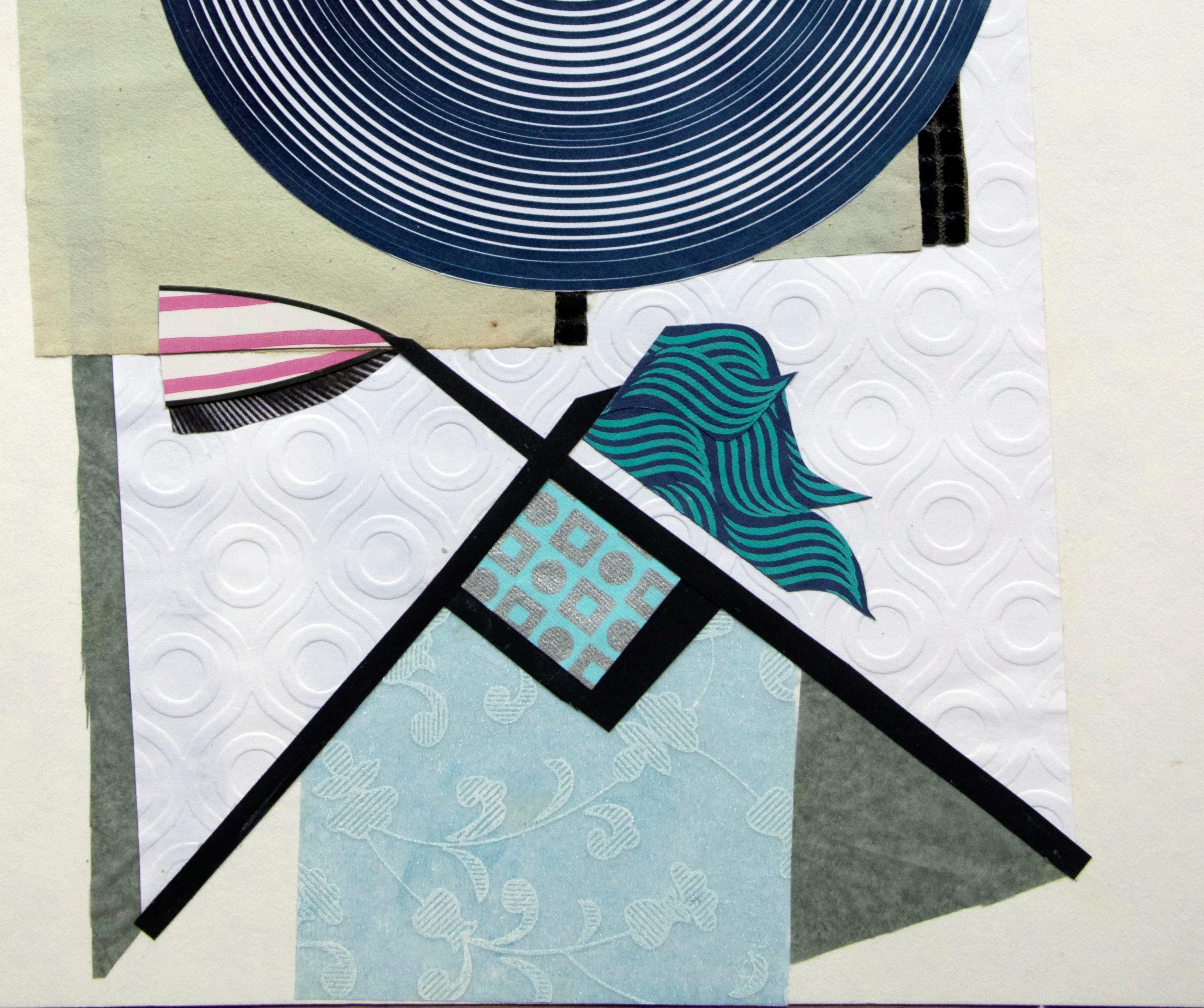 Das Dienstmädchen, 2020
Collage auf Papier
15 3/4 H x 11 13/16 W Zoll.
40 H x 30 B cm

Die Collagen des Künstlers beschreiben eine Reihe von Gesichtern, die aus verschiedenen MATERIALEN zusammengesetzt sind - Pappe, Textilien, Pelz und Papier. In